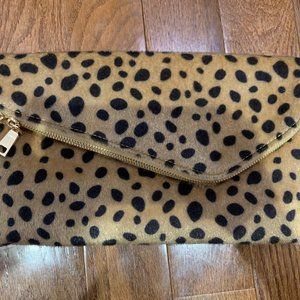 Best of Everything Leopard Clutch NWT